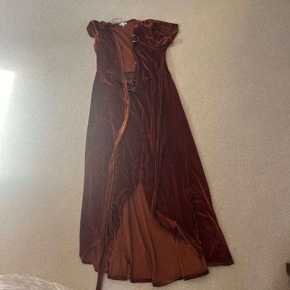 Baltic Born Brown Wrap Dress - Picture 6 of 6
